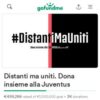 Fundraiser for Unità di Crisi Regione Piemonte by Juventus FC : Distanti ma unit